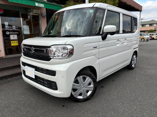 スペーシア ハイブリッドＸ　純正全方位モニターフルセグナビ　衝突被害軽減ブレーキ　スマートキー　スライドドア　ＬＥＤヘッドライト　パワーウインドウ　プッシュスタート　オートエアコン　ＡＢＳ　アイドリングストップ（2枚目）