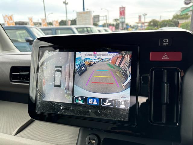 スペーシア ハイブリッドＸ　純正全方位モニターフルセグナビ　衝突被害軽減ブレーキ　スマートキー　スライドドア　ＬＥＤヘッドライト　パワーウインドウ　プッシュスタート　オートエアコン　ＡＢＳ　アイドリングストップ（12枚目）
