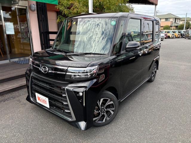 タント カスタムＸ　フルセグナビ　ＥＴＣ　衝突被害軽減ブレーキ　スマートキー　スライドドア　ＬＥＤヘッドライト　パワーウインドウ　プッシュスタート　フルオートエアコン　ＡＢＳ　　アイドリングストップ（3枚目）