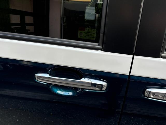 ムーヴキャンバス ストライプスG 衝突被害軽減ブレーキ スマートキー スライドドア LEDヘッドライト パワーウインドウ プッシュスタート フルオートエアコン ABS アイドリングストップ(42枚目)