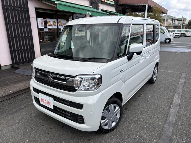 スペーシア ハイブリッドＧ　両側スライドドア　スマートキー　衝突被害軽減ブレーキ　クリアランスソナー　ＬＥＤヘッドライト　レンタカーＵＰ（2枚目）