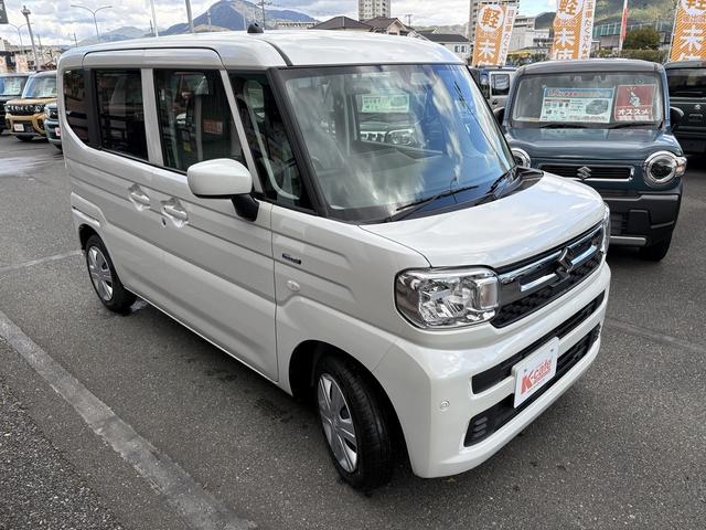 スペーシア ハイブリッドＧ　両側スライドドア　スマートキー　衝突被害軽減ブレーキ　クリアランスソナー　ＬＥＤヘッドライト　レンタカーＵＰ（4枚目）