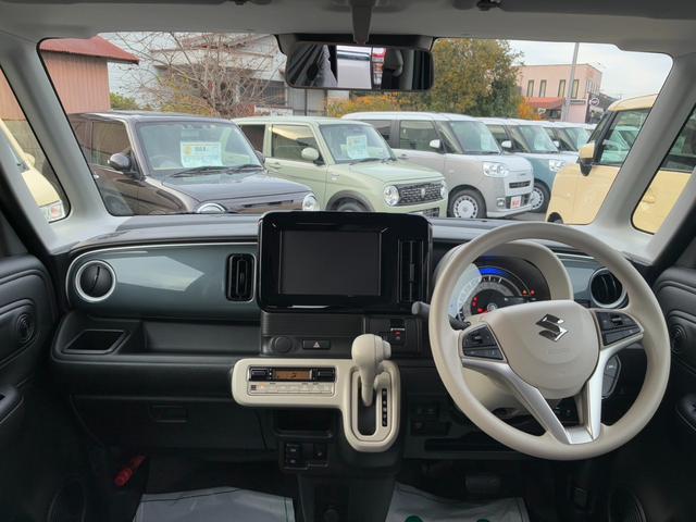 ワゴンＲスマイル ハイブリッドＳ　届出済未使用車　スマートキー＆プッシュスタート　前後誤発進抑制　オートマチックハイビーム　ＬＥＤライト　車線逸脱防止　クルーズコントロール　フルオートエアコン　運転席シートヒーター　衝突安全ボディ（14枚目）