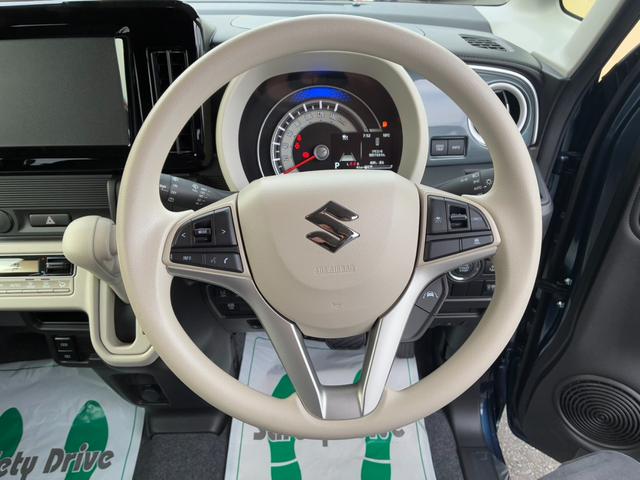 ワゴンＲスマイル ハイブリッドＳ　届出済未使用車　スマートキー＆プッシュスタート　前後誤発進抑制　オートマチックハイビーム　ＬＥＤライト　車線逸脱防止　クルーズコントロール　フルオートエアコン　運転席シートヒーター　衝突安全ボディ（25枚目）