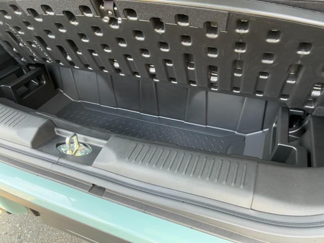 ハスラー ハイブリッドＸ　届出済未使用車　スマートキー＆プッシュスタート　車線逸脱警報装置　オートＬＥＤライト　前席シートヒーター　デュアルカメラサポート　オートクルーズ　パワーウインドウ　セキュリティアラーム　ＡＢＳ（9枚目）