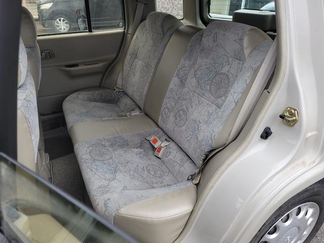 ラシーン タイプＭ　最終型　特別仕様車　羅針盤デザインシート　木目調パネル　背面タイヤ＆ハードカバー　ルーフレール　ＥＴＣ　タイミングチェーン式　キーレス　ＣＤステレオ　４ＷＤ　日産ディーラー仕入れ（13枚目）