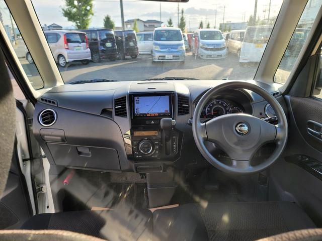 ルークス ハイウェイスター 走行77.360Km メモリナビフルセグTV バックカメラ ETC 電動スライドドア スマートキー2個 タイミングチェーン式 禁煙車 日産ディーラー仕入れ 最終型(3枚目)