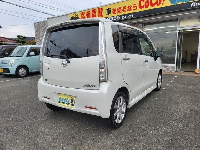 ムーヴ カスタム　Ｘ　後期型　ストラーダＳＤナビフルセグＴＶ　Ｂｌｕｅｔｏｏｔｈ接続　ＥＴＣ　ＨＩＤライト　禁煙車　純正フルエアロ　アイドリングストップ　プッシュスタート　スマートキー　ディーラー仕入れ（2枚目）