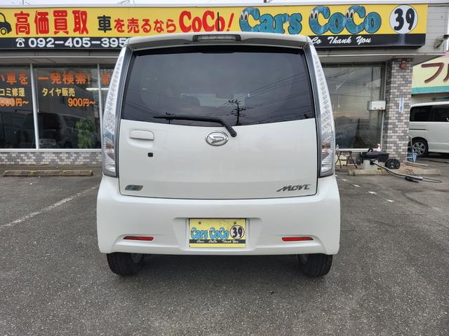ムーヴ カスタム　Ｘ　後期型　ストラーダＳＤナビフルセグＴＶ　Ｂｌｕｅｔｏｏｔｈ接続　ＥＴＣ　ＨＩＤライト　禁煙車　純正フルエアロ　アイドリングストップ　プッシュスタート　スマートキー　ディーラー仕入れ（8枚目）