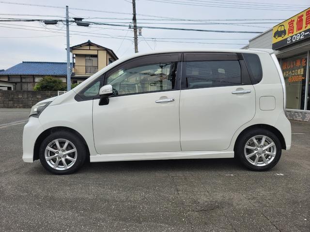 ムーヴ カスタム　Ｘ　後期型　ストラーダＳＤナビフルセグＴＶ　Ｂｌｕｅｔｏｏｔｈ接続　ＥＴＣ　ＨＩＤライト　禁煙車　純正フルエアロ　アイドリングストップ　プッシュスタート　スマートキー　ディーラー仕入れ（10枚目）