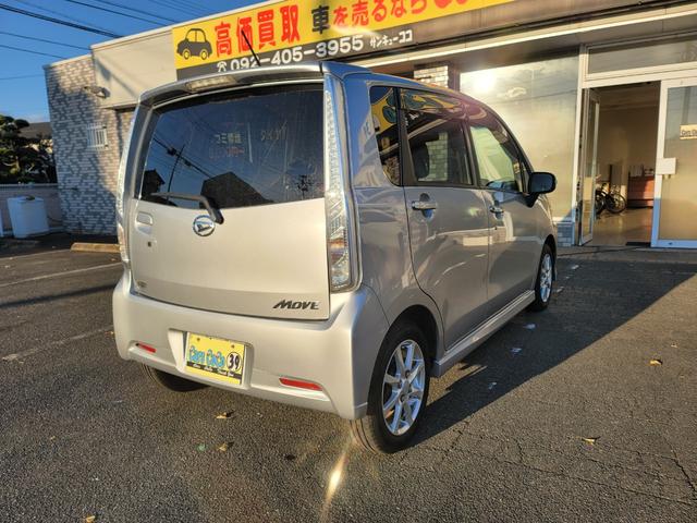 ムーヴ カスタム X SA 衝突軽減ブレーキ 純正フルエアロ HIDライト メモリナビフルセグTV Bluetooth接続 ETC プッシュスタート インパネCVT ダイハツディーラー仕入れ 盗難防止システム 修復歴無 後期型(2枚目)