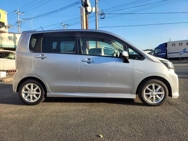 ムーヴ カスタム X SA 衝突軽減ブレーキ 純正フルエアロ HIDライト メモリナビフルセグTV Bluetooth接続 ETC プッシュスタート インパネCVT ダイハツディーラー仕入れ 盗難防止システム 修復歴無 後期型(9枚目)