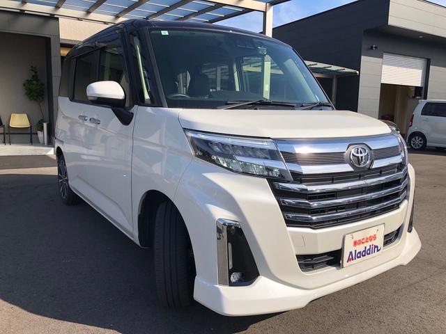 ルーミー カスタムG-T ワンオーナー 純正ディスプレイオーディオ 地デジ バックモニター LEDヘッドライト スマートアシスト ウェルカムパワースライドドア 両側パワースライドドア シートヒーター スマートキー ETC(2枚目)