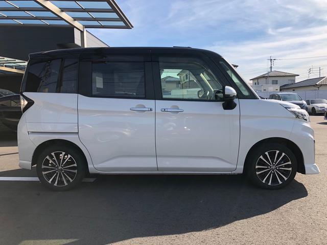 ルーミー カスタムG-T ワンオーナー 純正ディスプレイオーディオ 地デジ バックモニター LEDヘッドライト スマートアシスト ウェルカムパワースライドドア 両側パワースライドドア シートヒーター スマートキー ETC(3枚目)