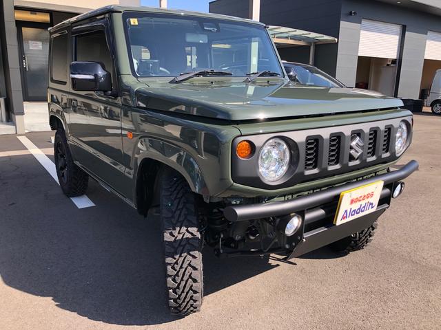 ジムニー XC 4WD ターボ 純正ナビ 地デジ バックモニター LEDヘッドライト デュアルセンサーブレーキサポート ペニーレインバンパー リアバンパー スキッドプレート kudo-jハイポジションマフラー ETC(2枚目)