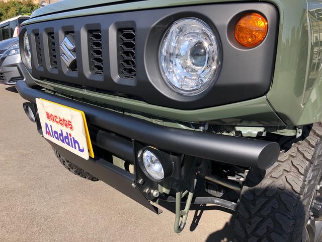 ジムニー XC 4WD ターボ 純正ナビ 地デジ バックモニター LEDヘッドライト デュアルセンサーブレーキサポート ペニーレインバンパー リアバンパー スキッドプレート kudo-jハイポジションマフラー ETC(19枚目)