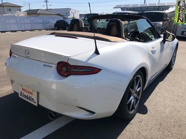 ロードスター Sレザーパッケージ Vセレクション ワンオーナー 純正ナビ バックモニター LEDヘッドライト スマートブレーキサポート ブラインドスポットモニタリング BOSEサウンド マツダスピードリアスポイラー TEIN車高調 HKSマフラー(24枚目)