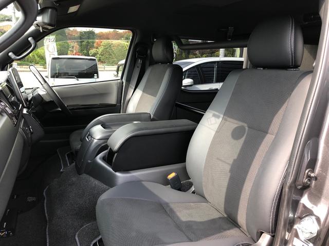 ハイエースバン スーパーGL ダークプライムII ワンオーナー 11インチナビ 地デジ パノラミックビューモニター LEDヘッドライト トヨタセーフティーセンス 両側パワースライドドア BLITZスポイラー ゲンブローダウン BACK9フェンダー(11枚目)