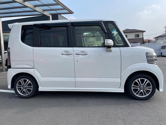 N-BOXカスタム G SSパッケージ 純正ナビ(Bluetooth CD DVD) 地デジ バックモニター キセノン パワースライドドア シートヒーター スマートキー プッシュスタート ETC(3枚目)