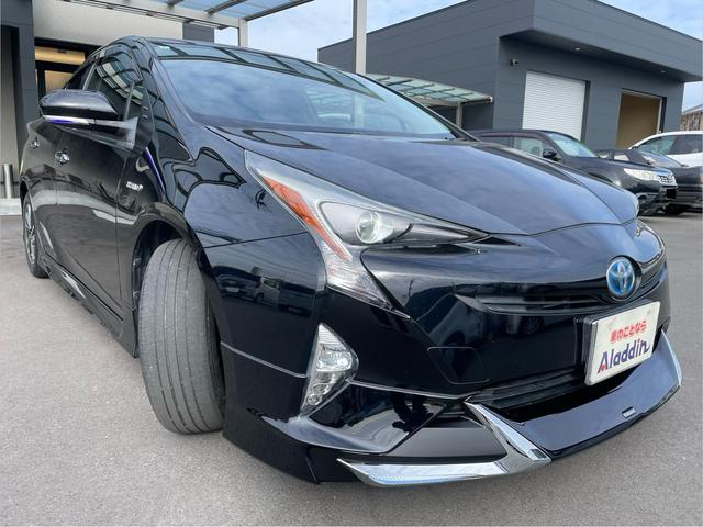 プリウス Ｓ　ナビ（Ｂｌｕｅｔｏｏｔｈ　ＣＤ　ＤＶＤ）　地デジ　バックモニター　ＬＥＤヘッドライト　トヨタセーフティーセンス　モデリスタエアロ　モデリスタＡＷ　スマートキー　プッシュスタート　ＥＴＣ（2枚目）