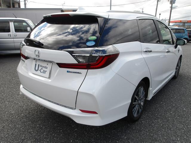 シャトル ハイブリッドＺ　ホンダセンシング　１オーナー／８インチ外ナビ／フルセグ／Ｂｌｕｅｔｏｏｔｈ／ＥＴＣ／ドラレコ前後／シートヒーター／ＬＥＤヘッドライト／オートハイビーム／ＬＥＤフォグライト／禁煙車（5枚目）
