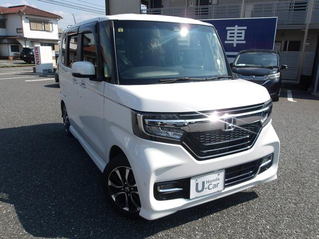 Ｎ－ＢＯＸカスタム Ｇ・Ｌホンダセンシング　１オーナー／純正８インチＳＤナビ／フルセグ／Ｂｌｕｅｔｏｏｔｈ／ステリモ／クルコン／Ｒカメラ／ＥＴＣ／オートリトラ／シートヒーター／純正ドラレコ前後／左側パワスラ／ＬＥＤフォグライト／禁煙車（4枚目）