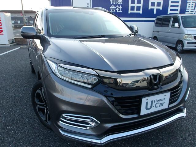 ヴェゼル ハイブリッドＺ・ホンダセンシング　１オーナー／純正８インチナビ／Ｂｌｕｅｔｏｏｔｈ／フルセグ／ステリモ／クルコン／Ｒカメラ／ＥＴＣ／純正ドラレコ／シートヒーター／オートリトラミラー／ＬＥＤヘッドライト／ＬＥＤフォグライト／禁煙車（3枚目）