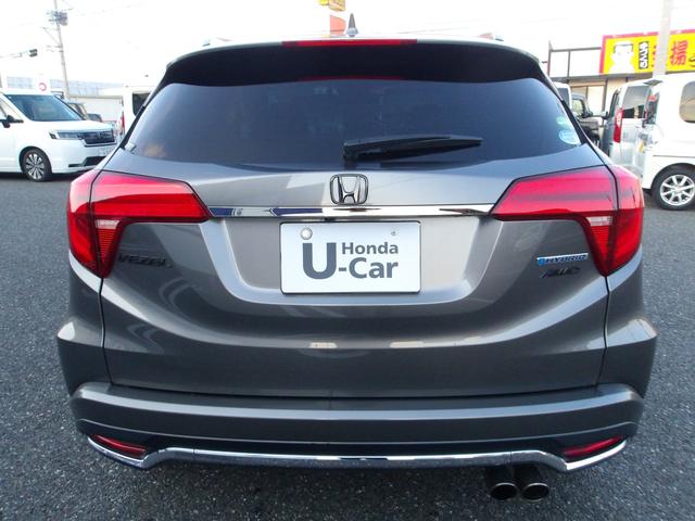 ヴェゼル ハイブリッドＺ・ホンダセンシング　１オーナー／純正８インチナビ／Ｂｌｕｅｔｏｏｔｈ／フルセグ／ステリモ／クルコン／Ｒカメラ／ＥＴＣ／純正ドラレコ／シートヒーター／オートリトラミラー／ＬＥＤヘッドライト／ＬＥＤフォグライト／禁煙車（7枚目）