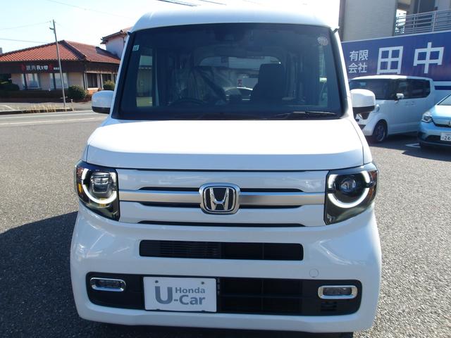 N-VAN ファン +スタイルファン 1オーナー/SDナビ/フルセグ/Bluetooth/ステリモ/クルコン/Rカメラ/ETC/ルーフコンソール/ドラレコFR/LEDヘッドライト/LEDフォグライト/禁煙車(2枚目)