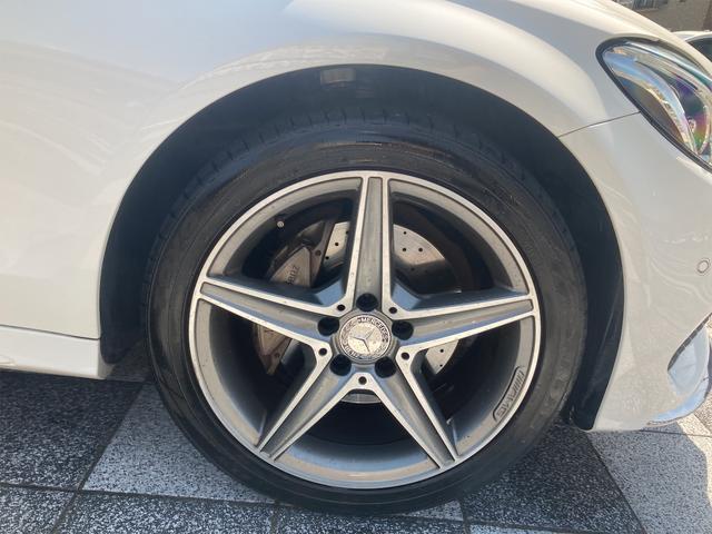 Ｃクラス Ｃ２００アバンギャルド　ＡＭＧライン　ＥＴＣ　クリアランスソナー　レーンアシスト　ナビ　アルミホイール　オートライト　サンルーフ　ＡＴ　シートヒーター　スマートキー　アイドリングストップ　電動格納ミラー　パワーシート（25枚目）