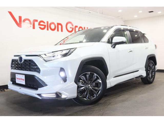 ＲＡＶ４ ハイブリッドＧ　新車保証継承付　モデリスタエアロ　パノラマルーフ　本革シート　デジタルインナーミラー　全周囲カメラ　ＢＳＭ　ＨＤＭＩ　アクセサリーソケット　メモリーナビ　フルセグ　ＥＴＣ　前後ドラレコ　１８ＡＷ（6枚目）