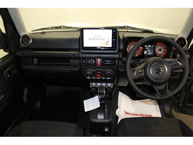 ジムニー ＸＣ　新車保証継承付　ワンオーナー　禁煙車　４ＷＤターボ　社外ナビ　フルセグ　バックカメラ　クルコン　クリアランスソナー　レーンアシスト　衝突被害軽減　シートヒーター　ＬＥＤ　オートハイビーム　１６ＡＷ（9枚目）