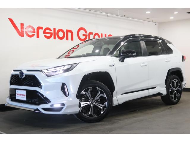 ＲＡＶ４ ＰＨＶ Ｚ　新車保証継承付　モデリスタ　デジタルインナーミラー　全周囲カメラ　置くだけ充電　ＥＴＣ　ドラレコ　レーダークルコン　クリアランスソナー　レーンアシスト　衝突被害軽減　踏み間違い防止　ＢＳＭ　１９ＡＷ（7枚目）