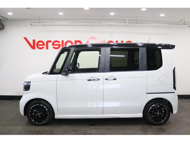 N-BOXカスタム ターボコーディネートスタイル 新車保証継承付 ターボ メモリーナビ フルセグ バックカメラ レーダークルコン クリアランスソナー レーンアシスト 衝突被害軽減 パドルシフト ドラレコ ハーフレザー シートヒーター 15AW(5枚目)