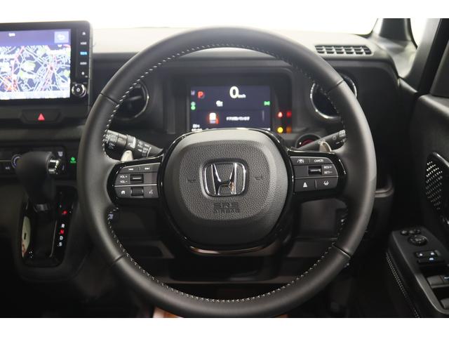 N-BOXカスタム ターボコーディネートスタイル 新車保証継承付 ターボ メモリーナビ フルセグ バックカメラ レーダークルコン クリアランスソナー レーンアシスト 衝突被害軽減 パドルシフト ドラレコ ハーフレザー シートヒーター 15AW(24枚目)