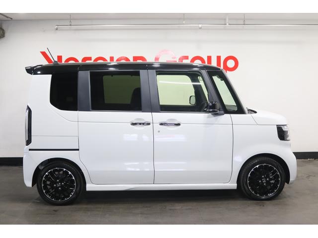 N-BOXカスタム ターボコーディネートスタイル 新車保証継承付 ターボ メモリーナビ フルセグ バックカメラ レーダークルコン クリアランスソナー レーンアシスト 衝突被害軽減 パドルシフト ドラレコ ハーフレザー シートヒーター 15AW(35枚目)