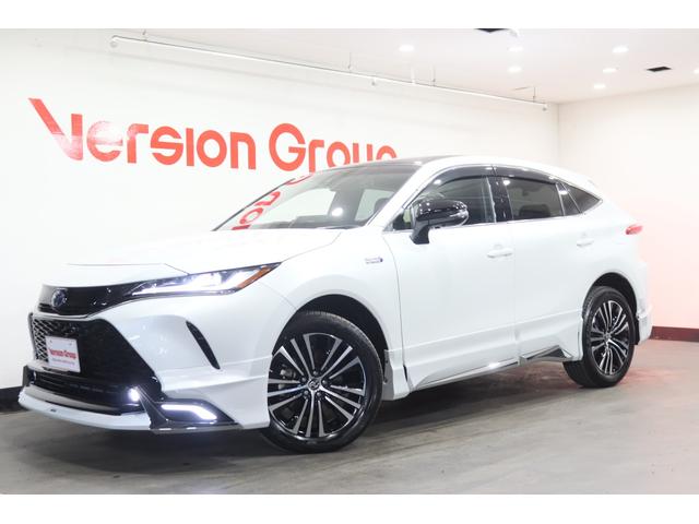 ハリアーPHEV Z 新車保証継承付 PHEV専用ピアノブラックグリル・サイド・リアバンパーロア モデリスタエアロ 調光パノラマルーフ デジタルインナーミラー 全周囲カメラ 全席シートヒーター 前席ベンチレーション JBL(7枚目)