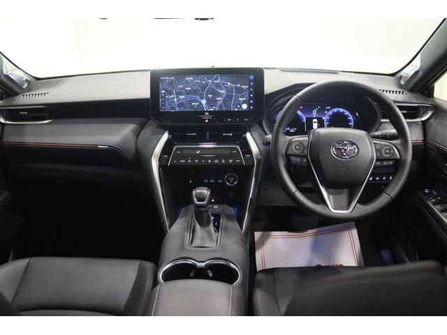 ハリアーPHEV Z 新車保証継承付 PHEV専用ピアノブラックグリル・サイド・リアバンパーロア モデリスタエアロ 調光パノラマルーフ デジタルインナーミラー 全周囲カメラ 全席シートヒーター 前席ベンチレーション JBL(9枚目)