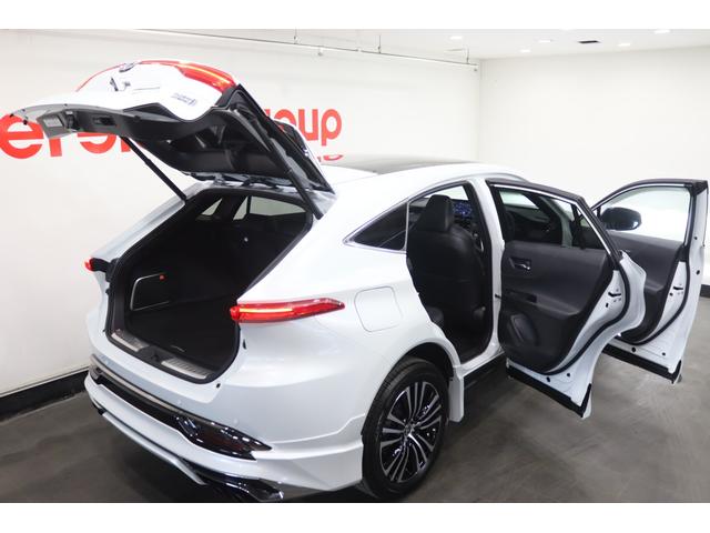 ハリアーPHEV Z 新車保証継承付 PHEV専用ピアノブラックグリル・サイド・リアバンパーロア モデリスタエアロ 調光パノラマルーフ デジタルインナーミラー 全周囲カメラ 全席シートヒーター 前席ベンチレーション JBL(52枚目)