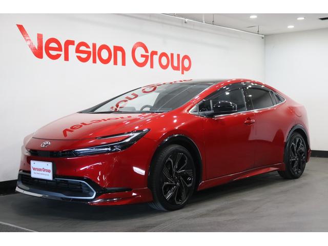 プリウス Z 新車保証継承付 ワンオーナー ガラスルーフ モデリスタエアロ デジタルインナーミラー メモリーナビ フルセグ 全周囲カメラ BSM セーフティセンス エモーショナルレッド モデリスタ19AW(6枚目)