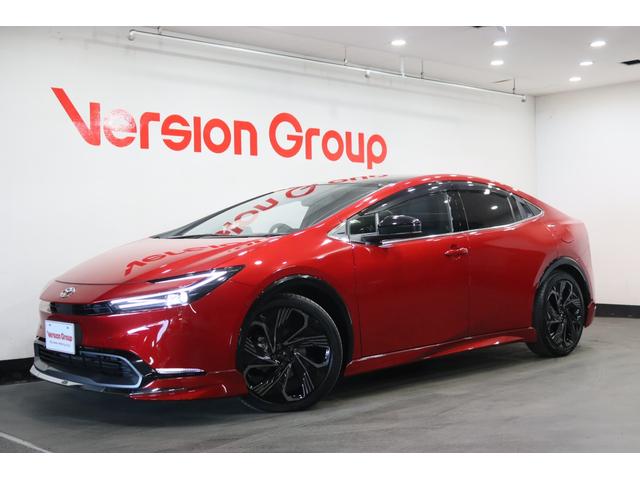 プリウス Z 新車保証継承付 ワンオーナー ガラスルーフ モデリスタエアロ デジタルインナーミラー メモリーナビ フルセグ 全周囲カメラ BSM セーフティセンス エモーショナルレッド モデリスタ19AW(7枚目)