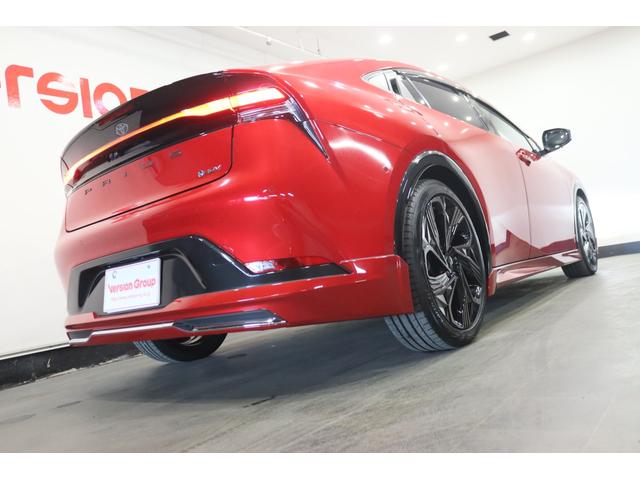 プリウス Z 新車保証継承付 ワンオーナー ガラスルーフ モデリスタエアロ デジタルインナーミラー メモリーナビ フルセグ 全周囲カメラ BSM セーフティセンス エモーショナルレッド モデリスタ19AW(17枚目)