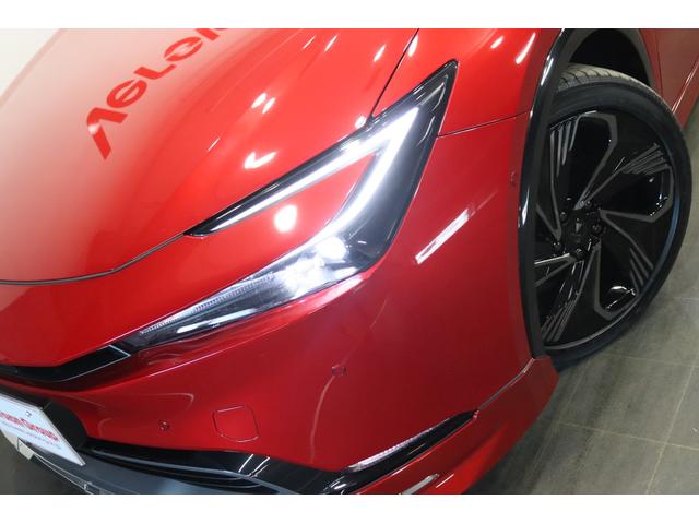 プリウス Z 新車保証継承付 ワンオーナー ガラスルーフ モデリスタエアロ デジタルインナーミラー メモリーナビ フルセグ 全周囲カメラ BSM セーフティセンス エモーショナルレッド モデリスタ19AW(45枚目)