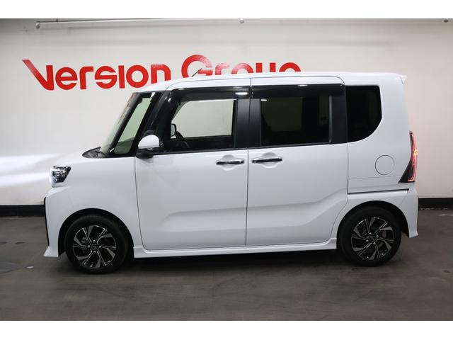 タント カスタムX 全国3年保証付 社外カロッツェリアメモリーナビ フルセグ バックカメラ アイドリングストップ 衝突被害軽減 ベンチシート ハーフレザーシート シートヒーター 両側電動スライドドア LED 14AW(5枚目)