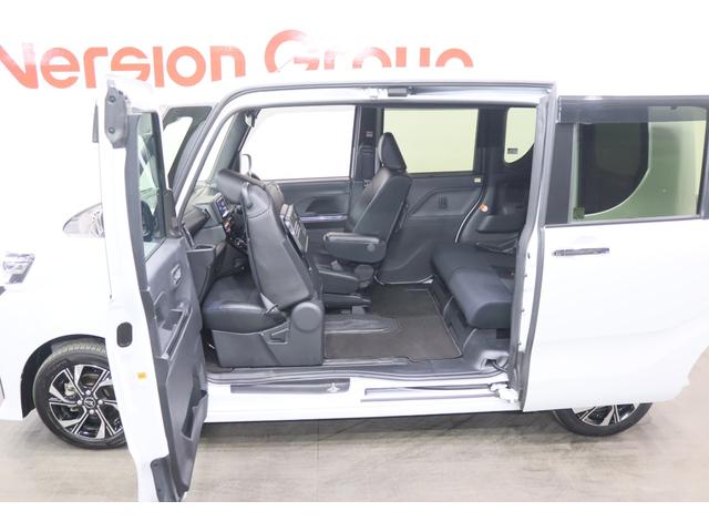 タント カスタムX 全国3年保証付 社外カロッツェリアメモリーナビ フルセグ バックカメラ アイドリングストップ 衝突被害軽減 ベンチシート ハーフレザーシート シートヒーター 両側電動スライドドア LED 14AW(14枚目)