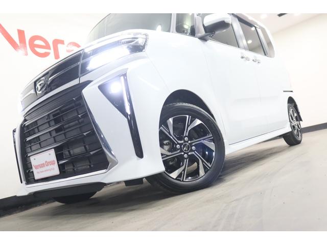 タント カスタムX 全国3年保証付 社外カロッツェリアメモリーナビ フルセグ バックカメラ アイドリングストップ 衝突被害軽減 ベンチシート ハーフレザーシート シートヒーター 両側電動スライドドア LED 14AW(27枚目)