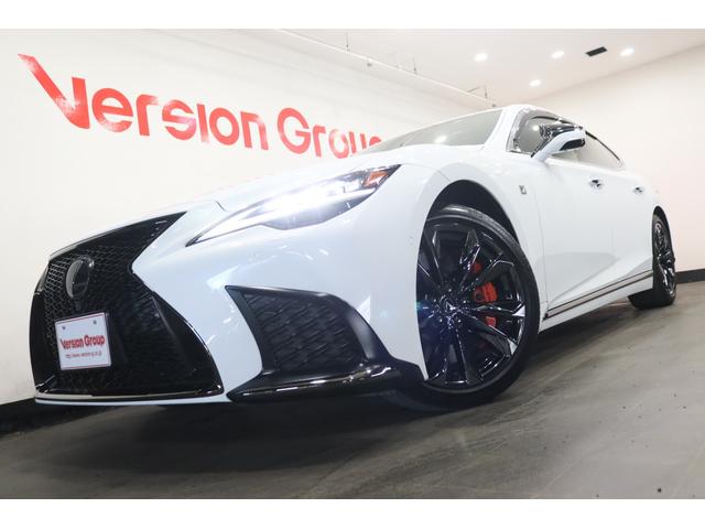 LS LS500h Fスポーツ 全国3年保証付 ワンオーナー サンルーフ オレンジキャリパー デジタルインナーミラー 全周囲カメラ メモリーナビ フルセグ HUD レクサスセーフティ ETC ドラレコ パワーバックドア 20AW(40枚目)