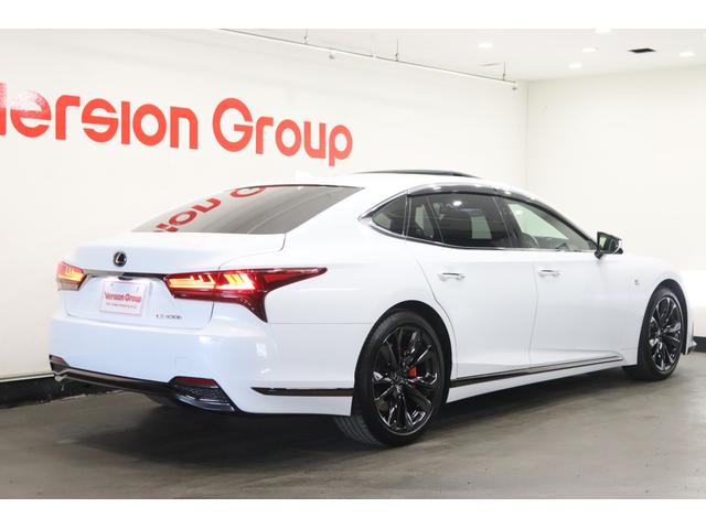 LS LS500h Fスポーツ 全国3年保証付 ワンオーナー サンルーフ オレンジキャリパー デジタルインナーミラー 全周囲カメラ メモリーナビ フルセグ HUD レクサスセーフティ ETC ドラレコ パワーバックドア 20AW(44枚目)