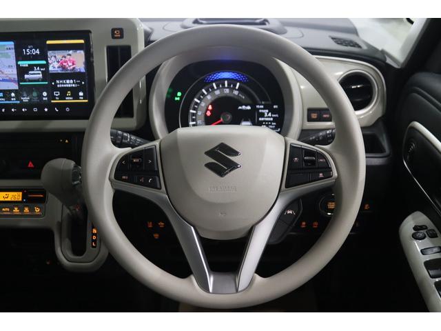 ワゴンＲスマイル クリームコーデ　新車保証継承付　ワンオーナー　禁煙車　トープグレージュメタリックソフトベージュ２トーンルーフ　９ｉｎメモリ―ナビ　フルセグ　全周囲カメラ　ＨＵＤ　スズキセーフティサポート　シートヒーター　両側ＰＳＤ（26枚目）