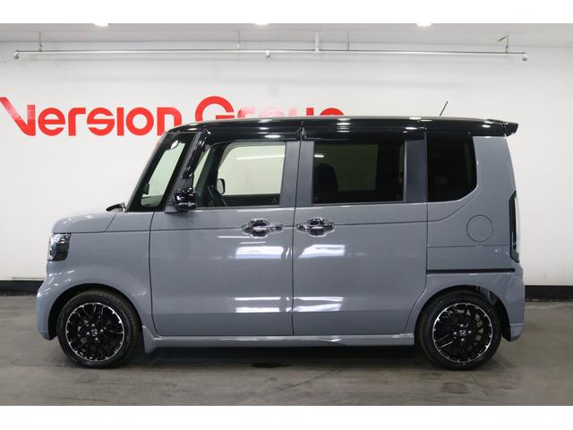 N-BOXカスタム ターボコーディネートスタイル 2トーン 新車保証継承付 ターボ メモリーナビ フルセグ バックカメラ レーダークルコン クリアランスソナー レーンアシスト 衝突被害軽減 ドラレコ ETC ハーフレザー シートヒーター 両側PSD(5枚目)